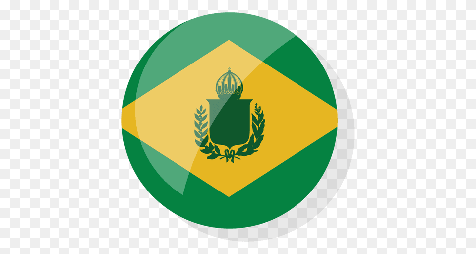 Brazil Flag Football, Logo, Symbol, Emblem, Badge Png