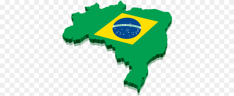 Brazil Flag In Map Image Brazil Flag, Green, Person Free Png