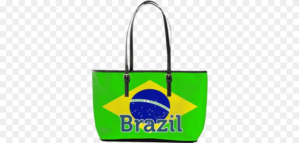 Brazil Flag Large Leather Tote Brazil Flag, Accessories, Bag, Handbag, Purse Png Image