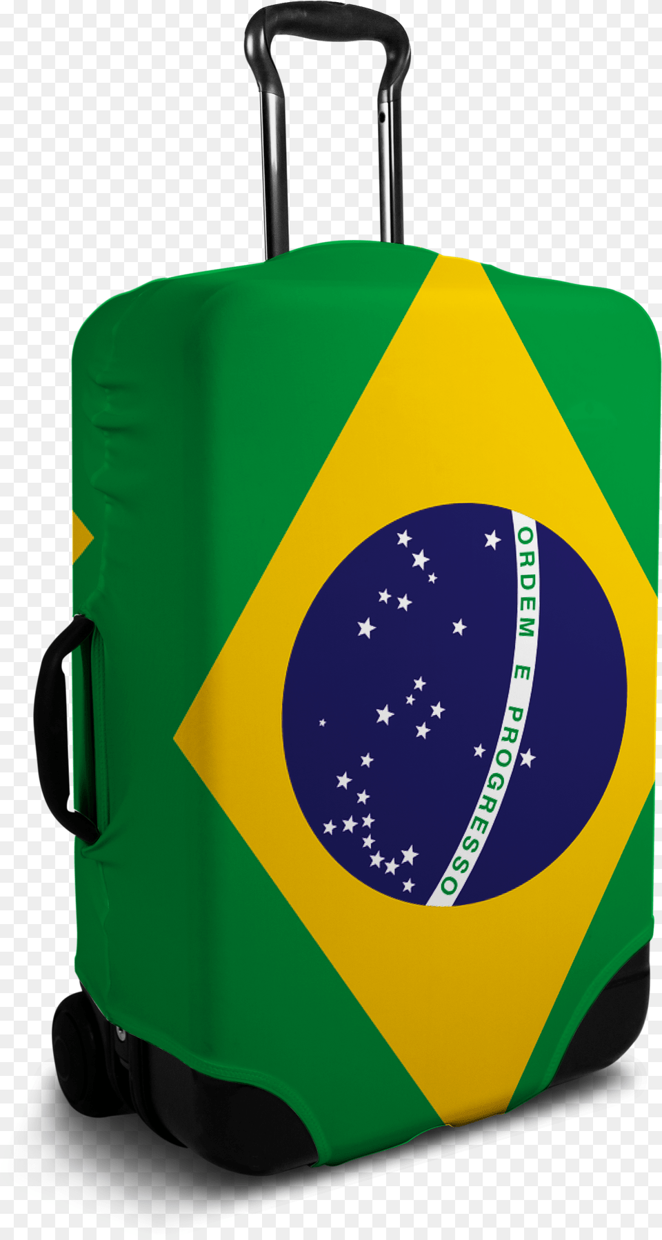 Brazil Flag Luggage Cover Brazilian State Debate And Agenda Hardcover, Baggage, Suitcase Free Transparent Png