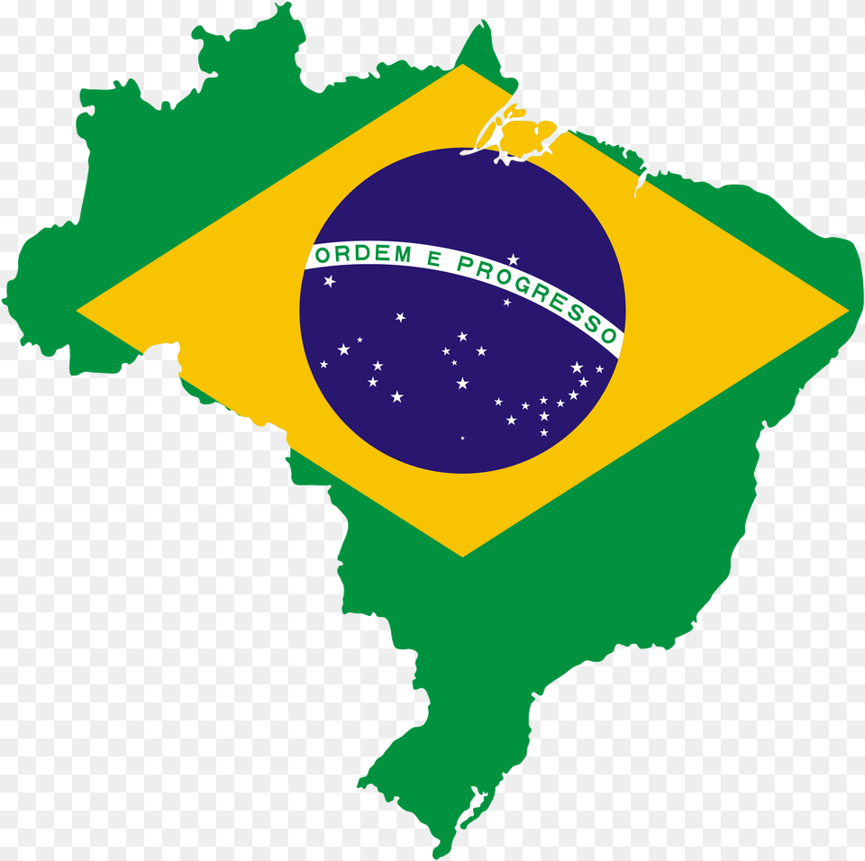 Brazil Flag Map, Chart, Plot, Dynamite, Weapon Png Image