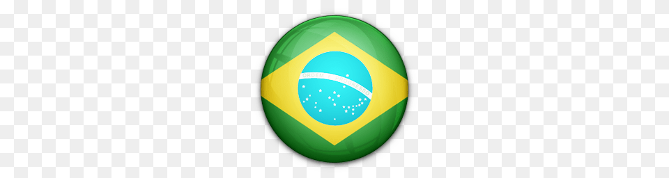 Brazil Flag Of Icon, Sphere, Ball, Football, Soccer Png
