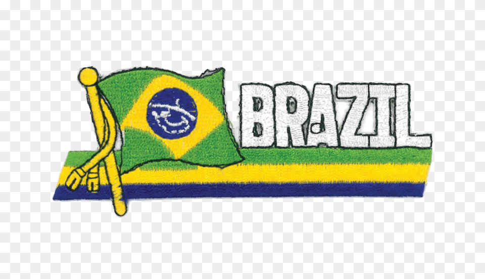 Brazil Flag Patch Illustration Png