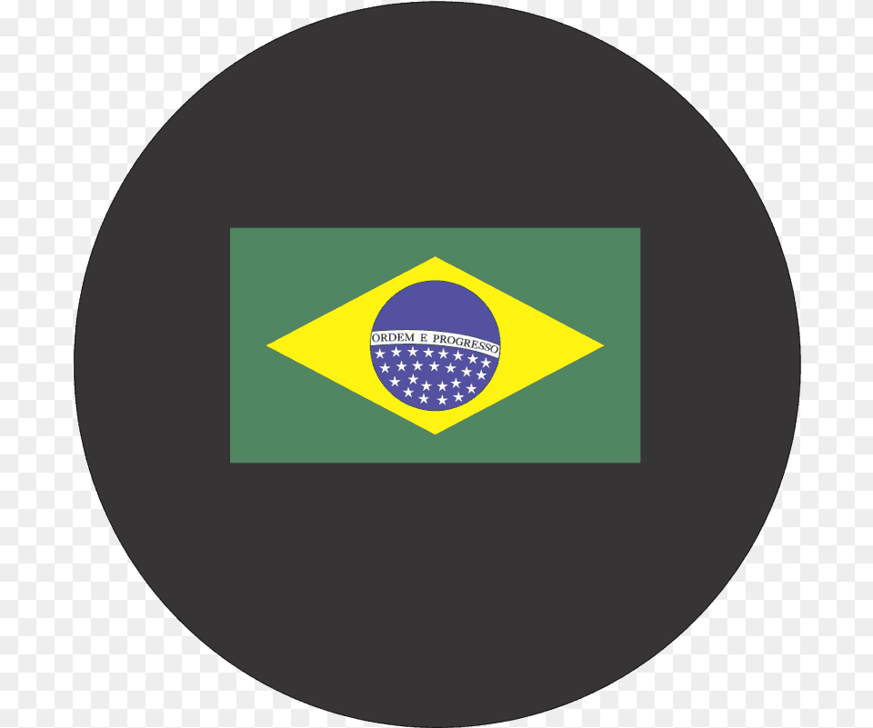 Brazil Flag Tire Cover Circle, Triangle, Disk, Sphere, Logo Free Png Download