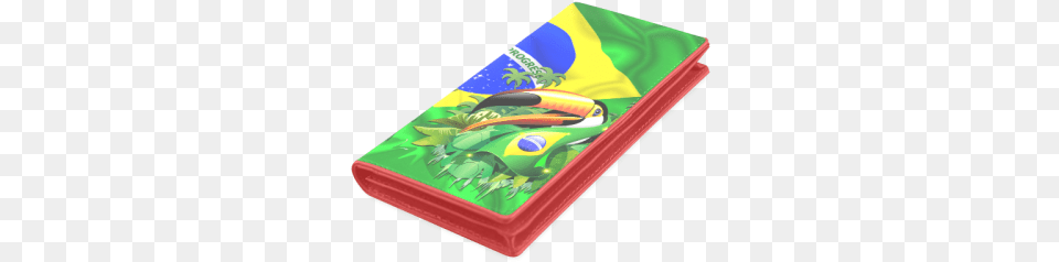 Brazil Flag With Toco Toucan Women39s Leather Wallet Wallet Png