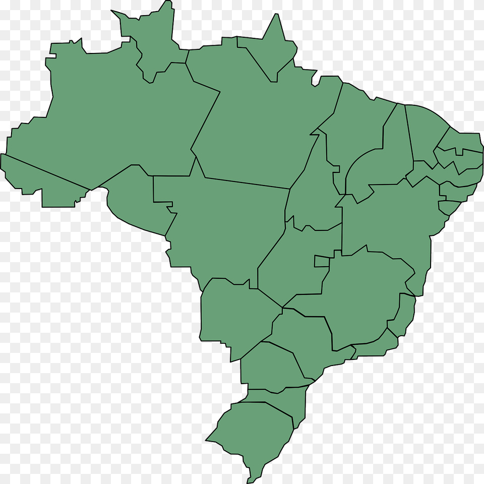 Brazil Map, Chart, Plot, Atlas, Diagram Free Png