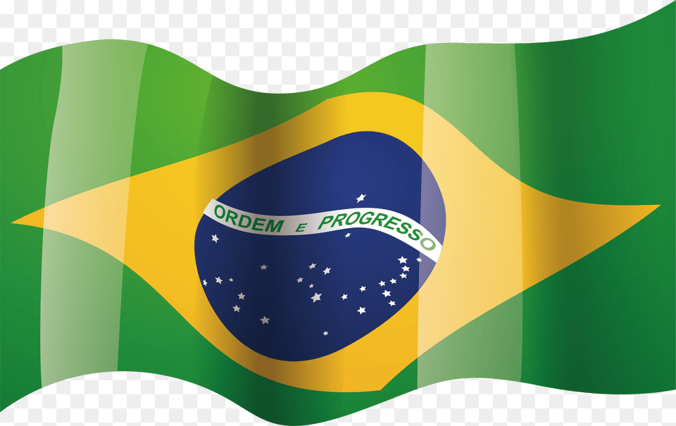 Brazil National Flag Bandeira Do Brasil No Vento Png Image
