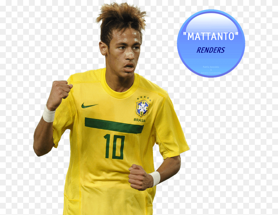 Brazil National Football Team, Adult, Shirt, Person, Man Png Image