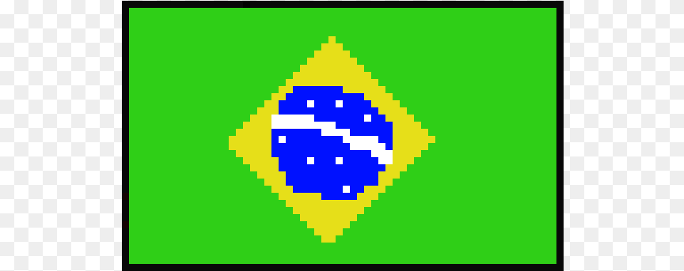 Brazil Pixel Flag Free Transparent Png
