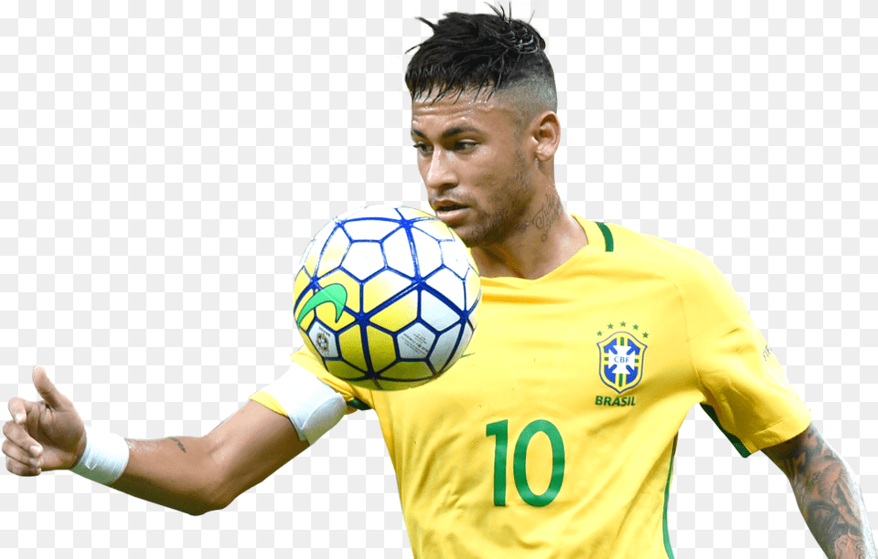 Brazil Player Vector Neymar, Sport, Soccer, Soccer Ball, Hand Free Png Download