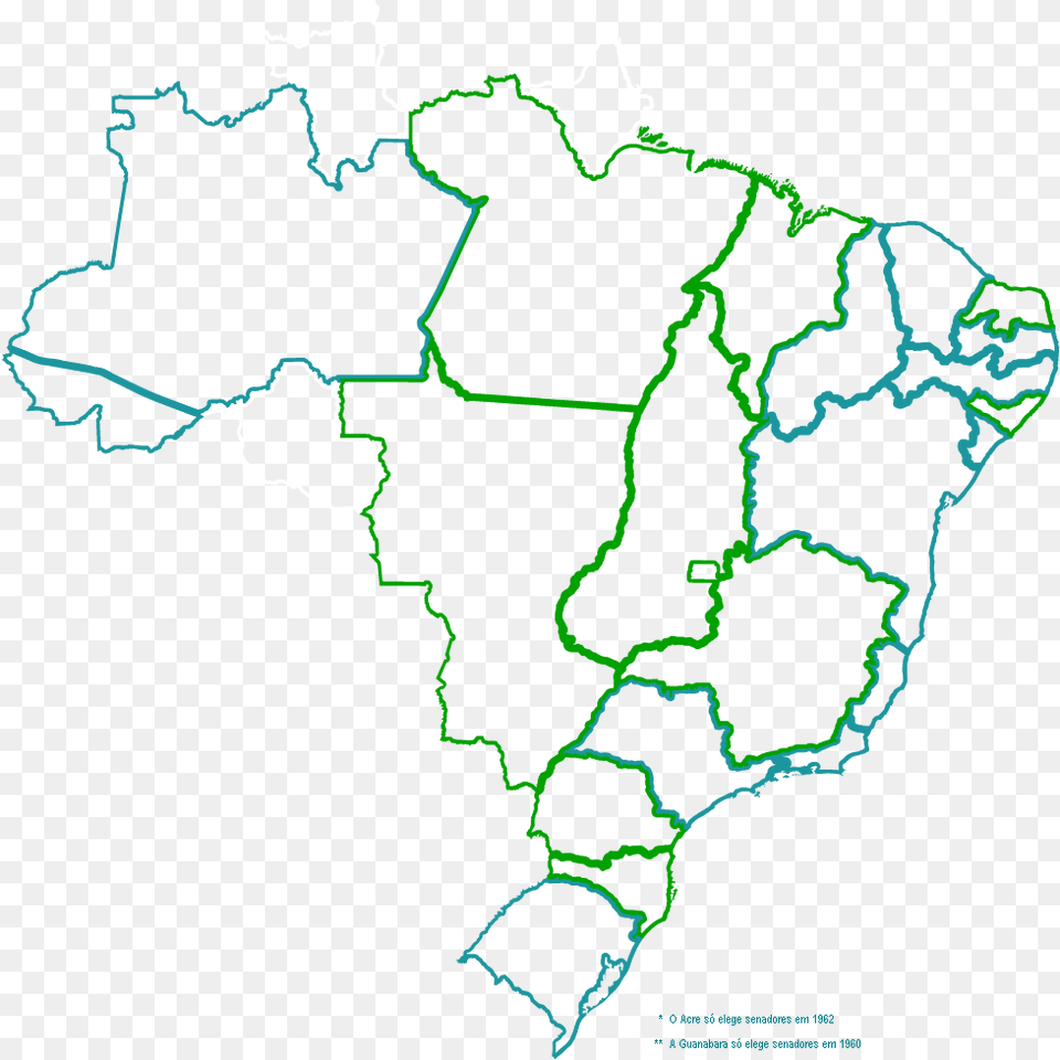 Brazil Political Map Outline, Chart, Plot, Atlas, Diagram Png