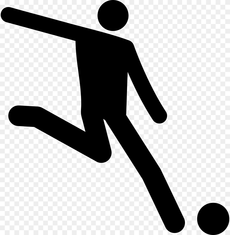 Brazil Soccer Player Silhouette Fuballspieler Icon, Smoke Pipe, People, Person, Sign Free Png Download