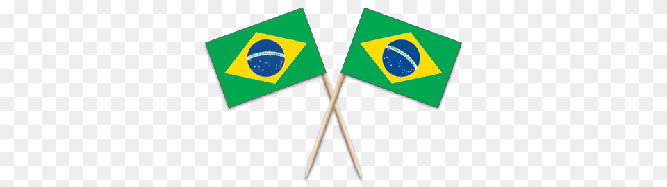 Brazil Toothpick Flags Free Png