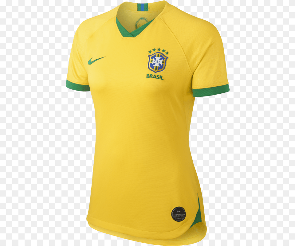 Brazil Women39s World Cup Jersey 2019, Clothing, Shirt, T-shirt Free Png