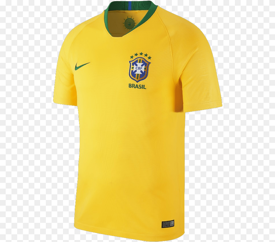 Brazil World Cup 2018 Home Jerseyquottitlequotbrazil World Brazil 2018 World Cup Jersey, Clothing, Shirt, T-shirt Free Png Download