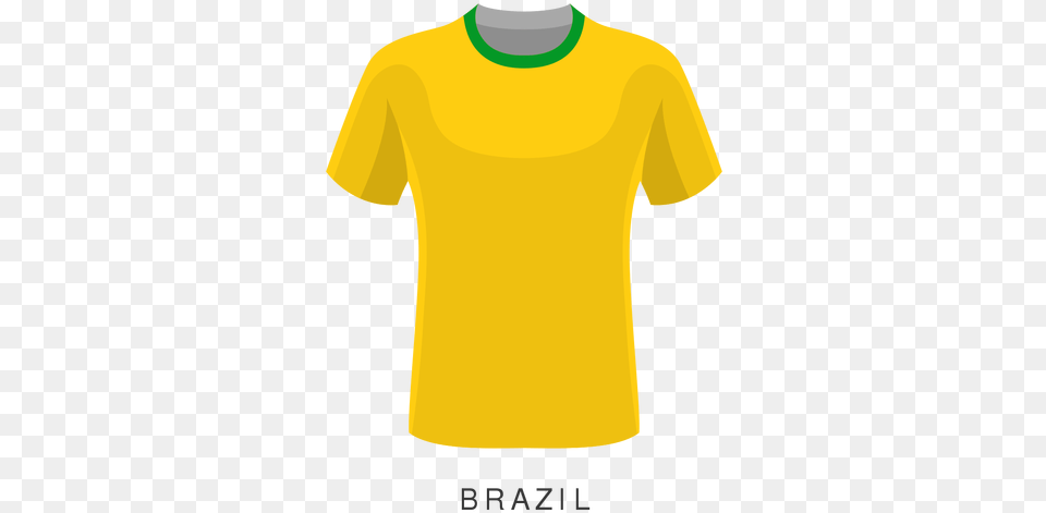 Brazil World Cup Football Shirt Cartoon Desenho De Camisa De Futebol, Clothing, T-shirt Png