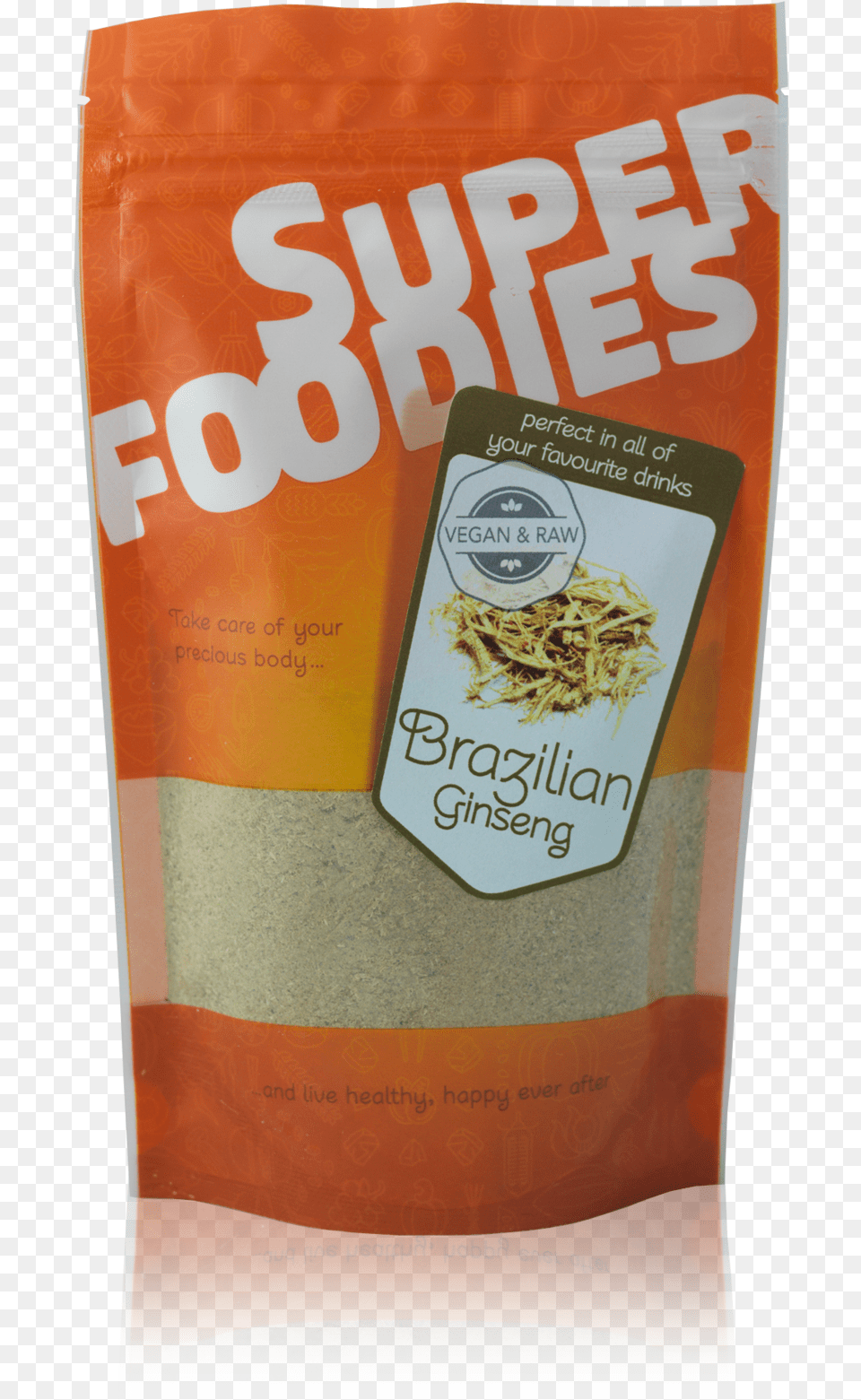 Brazilian Ginseng Organic Superfoodies 100 Grams Seed, Food, Noodle, Powder Png