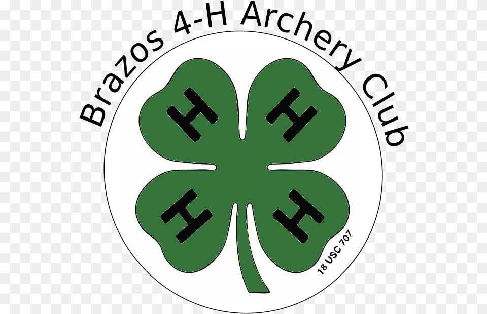 Brazos County 4 H Publications White 4 H Logo, Recycling Symbol, Symbol, Blackboard Free Transparent Png