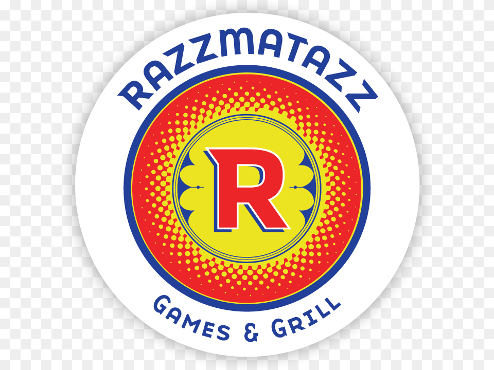 Brazzers Razzmatazz Games And Grill, Logo, Ammunition, Grenade, Weapon Free Png Download