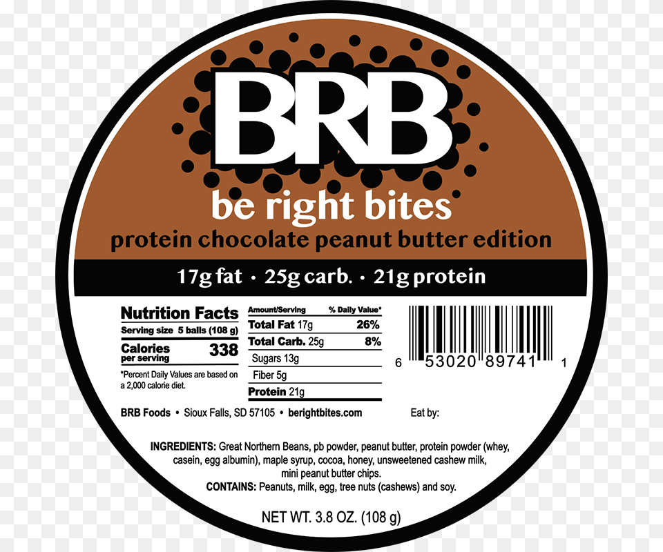 Brb Protein Bites, Advertisement, Poster, Disk Free Png Download