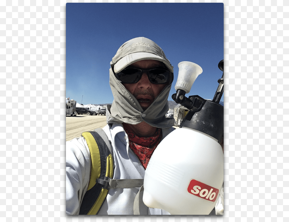 Brc 18 Me And Sprayer Personal Water Craft, Accessories, Sunglasses, Person, Helmet Free Png Download