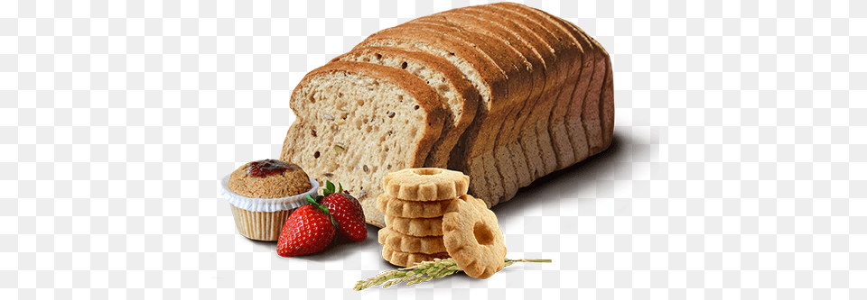 Bread, Food, Berry, Fruit, Plant Free Png Download