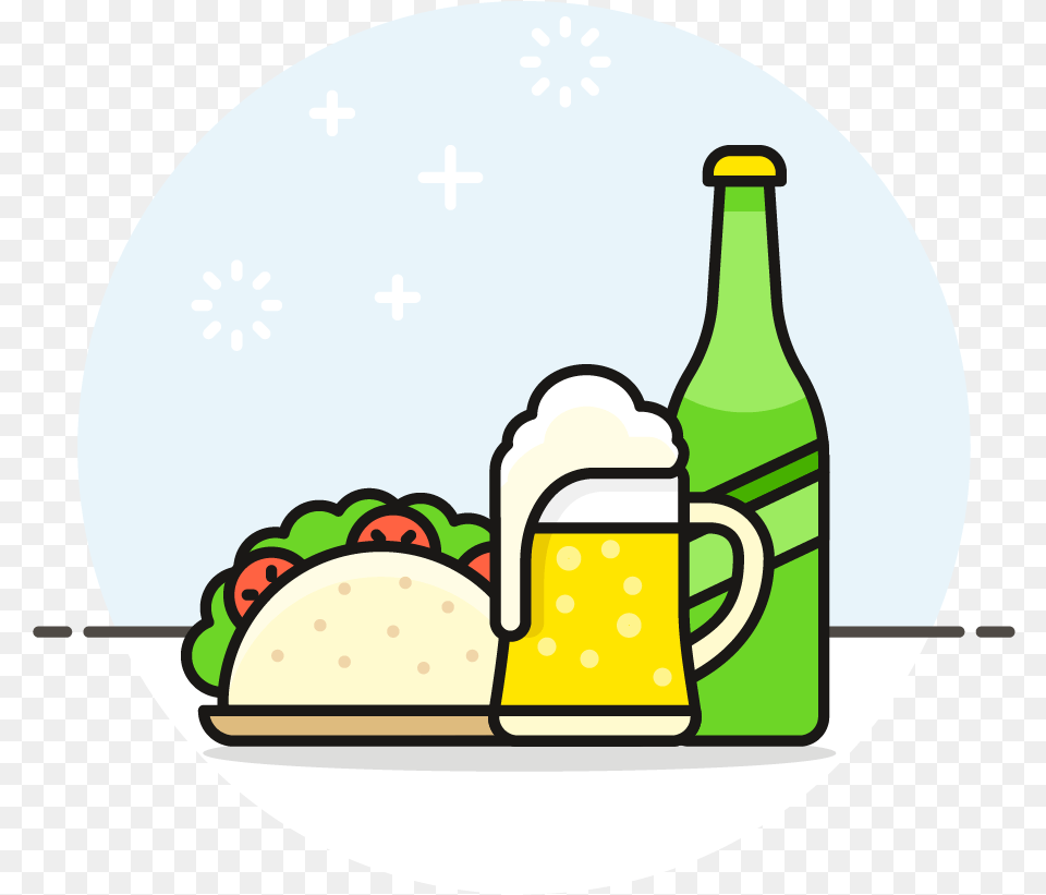 Bread, Alcohol, Beer, Beverage, Bottle Free Png