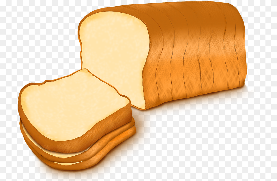 Bread A Slice Of Bakery Loaf Bread Clipart, Bread Loaf, Food Free Png