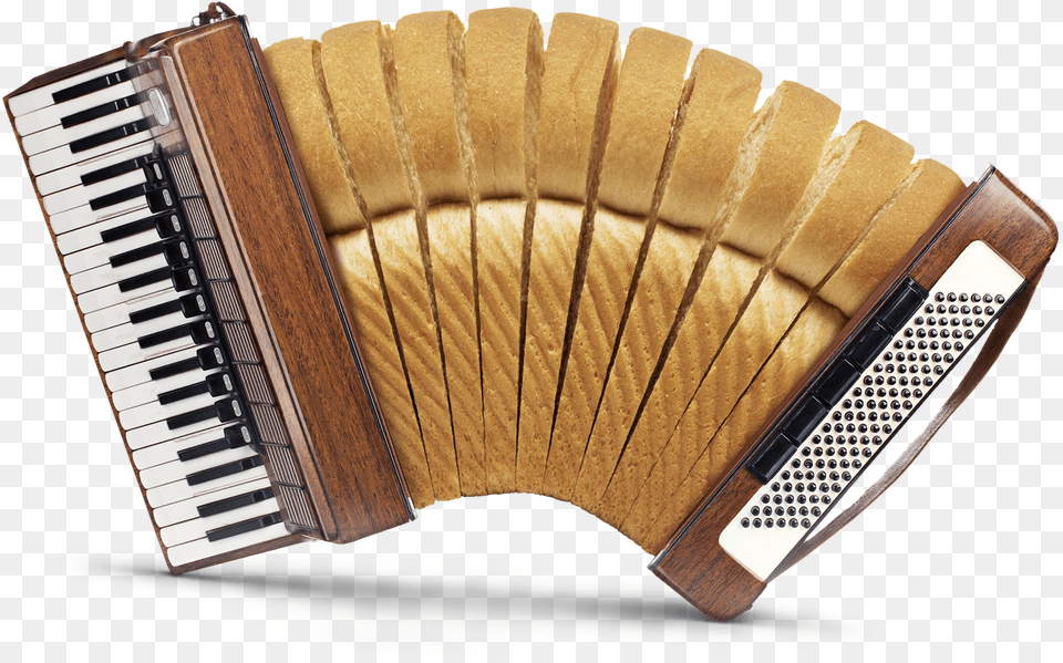 Bread Accordion, Musical Instrument, Food Free Transparent Png
