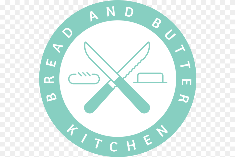 Bread Andbutterlogoteal Bread And Butter Kitchen Circle, Disk, Cutlery, Weapon Free Transparent Png