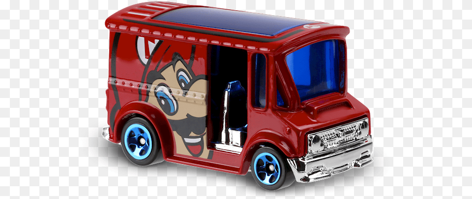 Bread Box Hot Wheels Super Mario, Moving Van, Transportation, Van, Vehicle Png