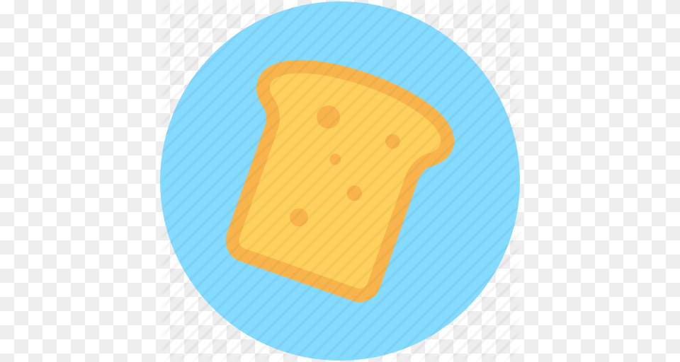Bread Bread Slice Bread Toast Breakfast Toast Icon, Food, Disk Png Image