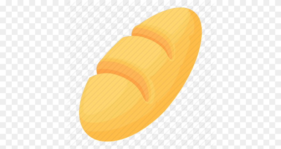 Bread Breakfast Bun Cartoon Grain Loaf Wheat Icon, Food, Bread Loaf Free Png