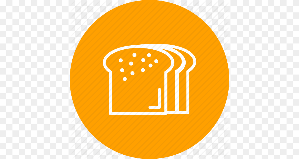 Bread Breakfast Slice Icon Png