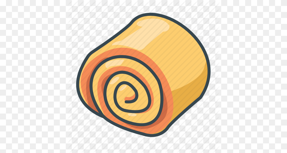 Bread Bun Cake Cinnamon Roll Food Roll Bun Icon, Disk, Spiral Free Png