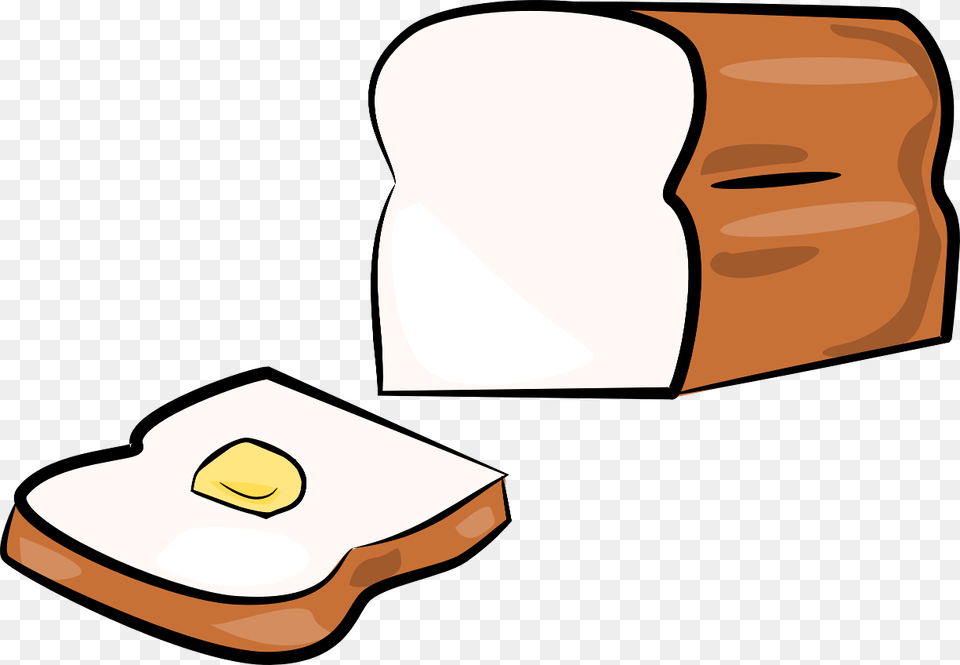 Bread Clipart, Food, Butter Png Image