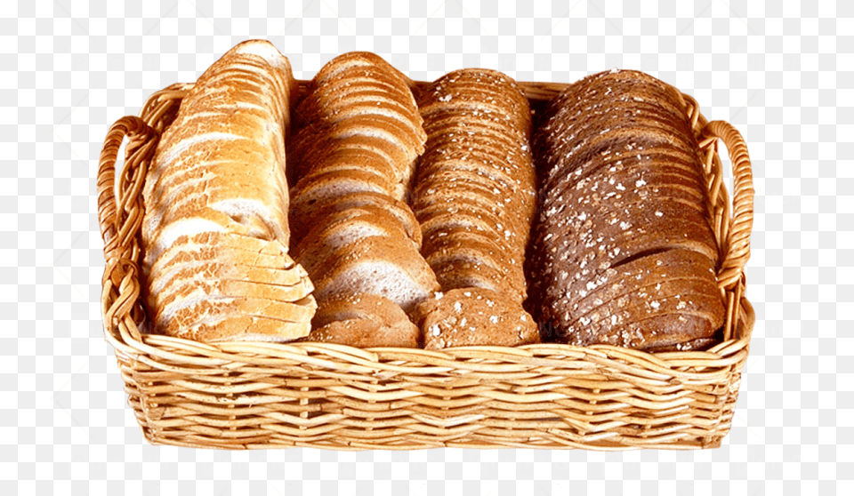 Bread Clipart Basket Basket Of Breads, Food Free Transparent Png