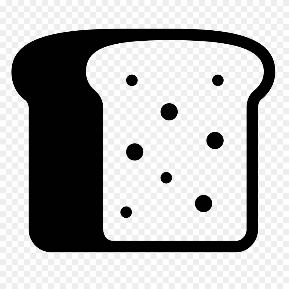 Bread Loaf Filled Icon, Gray Png