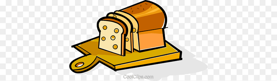 Bread On A Cutting Board Royalty Vector Clip Art Illustration, Food, Treasure, Person, Head Png