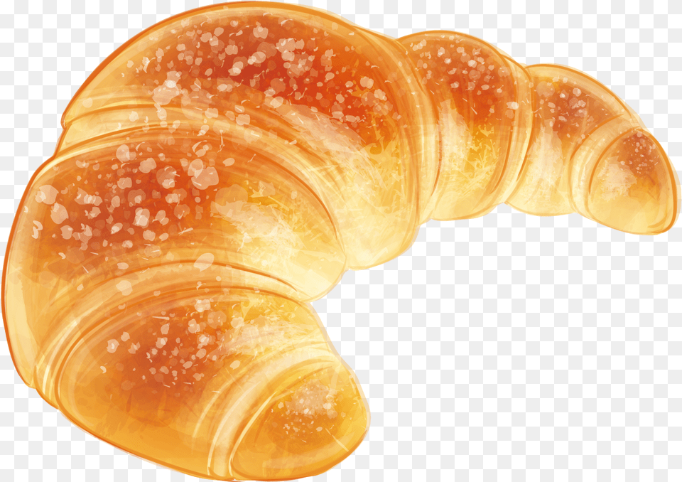Bread Roll Croissant, Food, Hot Tub, Tub Free Png Download