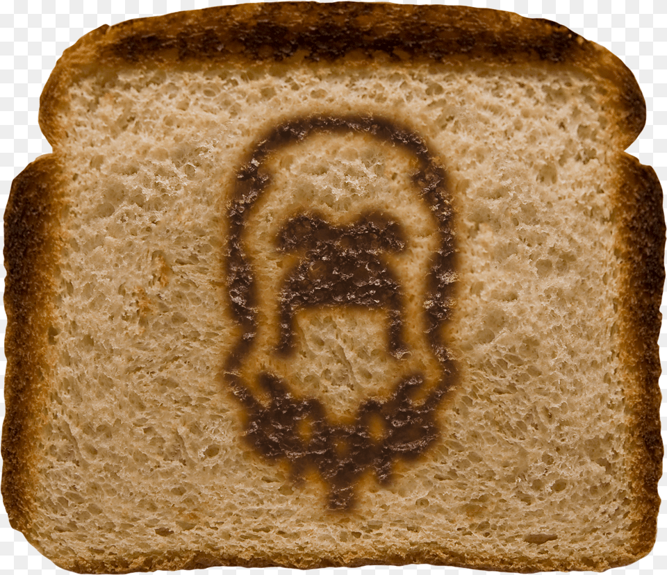 Bread Slice, Stencil, Face, Head, Person Free Transparent Png