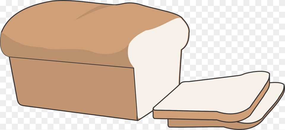 Bread Slice Cartoon 5 Image White Bread Clipart, Bread Loaf, Food, Crib, Furniture Png