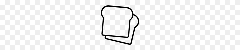 Bread Slice Icons Noun Project, Gray Png