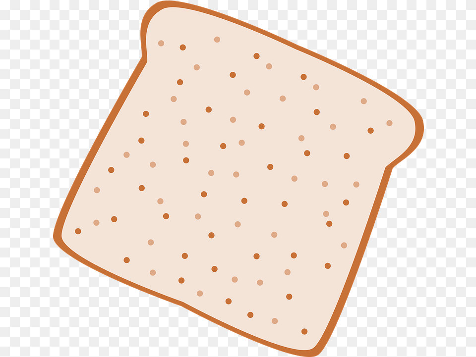 Bread Slice Wholemeal Vector Graphic On Pixabay Polka Dot, Food, Toast Free Png Download