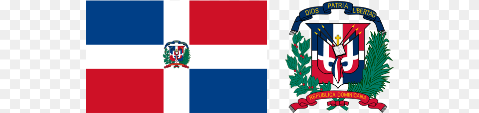 Breadcrumbs Navigation Dominican Republic Flag, Emblem, Symbol, Logo Free Transparent Png
