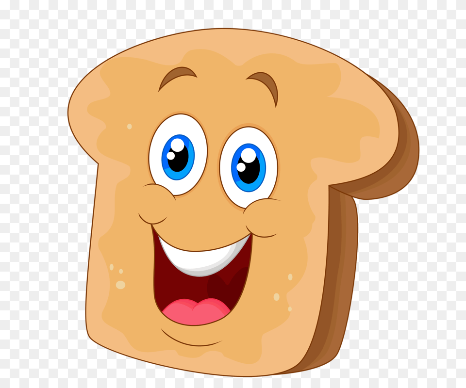 Breads Biscuits Bagels Food Cartoon, Bread, Sweets, Toast, Baby Free Png Download