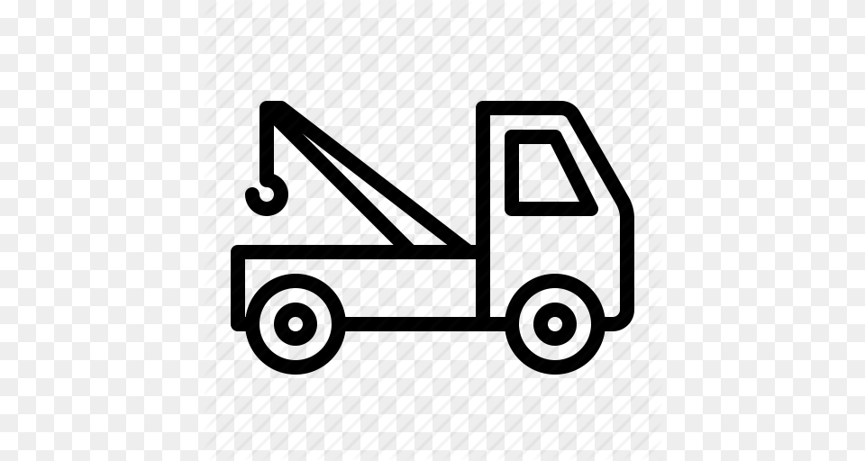 Break Car Down Ios Pickup Tow Truck Icon, Tow Truck, Transportation, Vehicle Png Image
