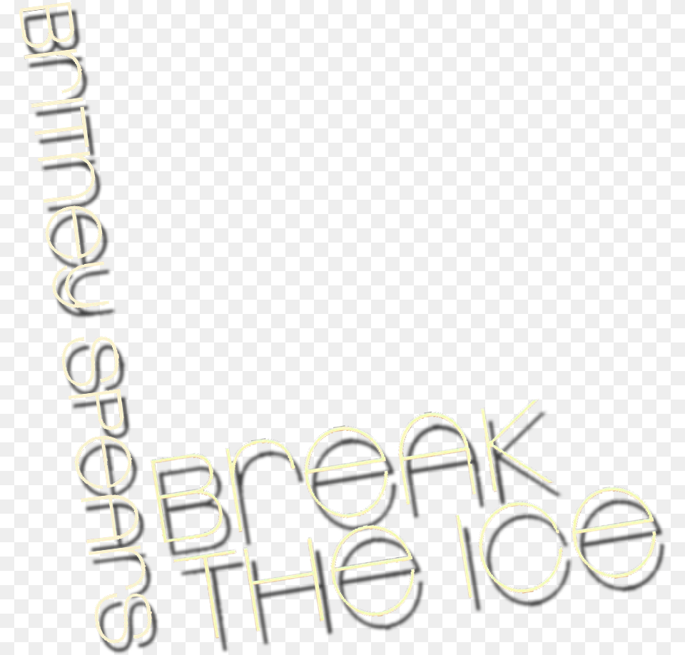 Break The Ice Logo 3 Britney Spears Logo, Text Free Transparent Png