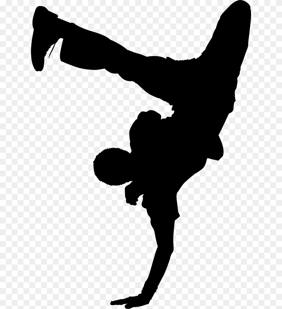 Breakdancing Silhouette, Adult, Male, Man, Person Free Png
