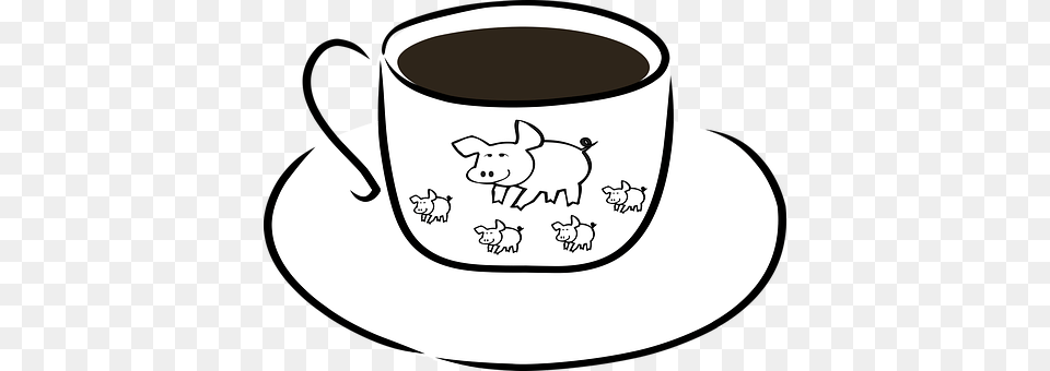 Breakfast Cup, Animal, Mammal, Pig Png Image